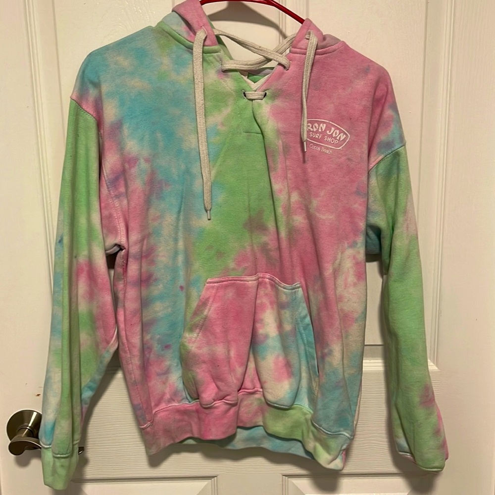 Ron Jon surf shop tie-dye sweatshirt